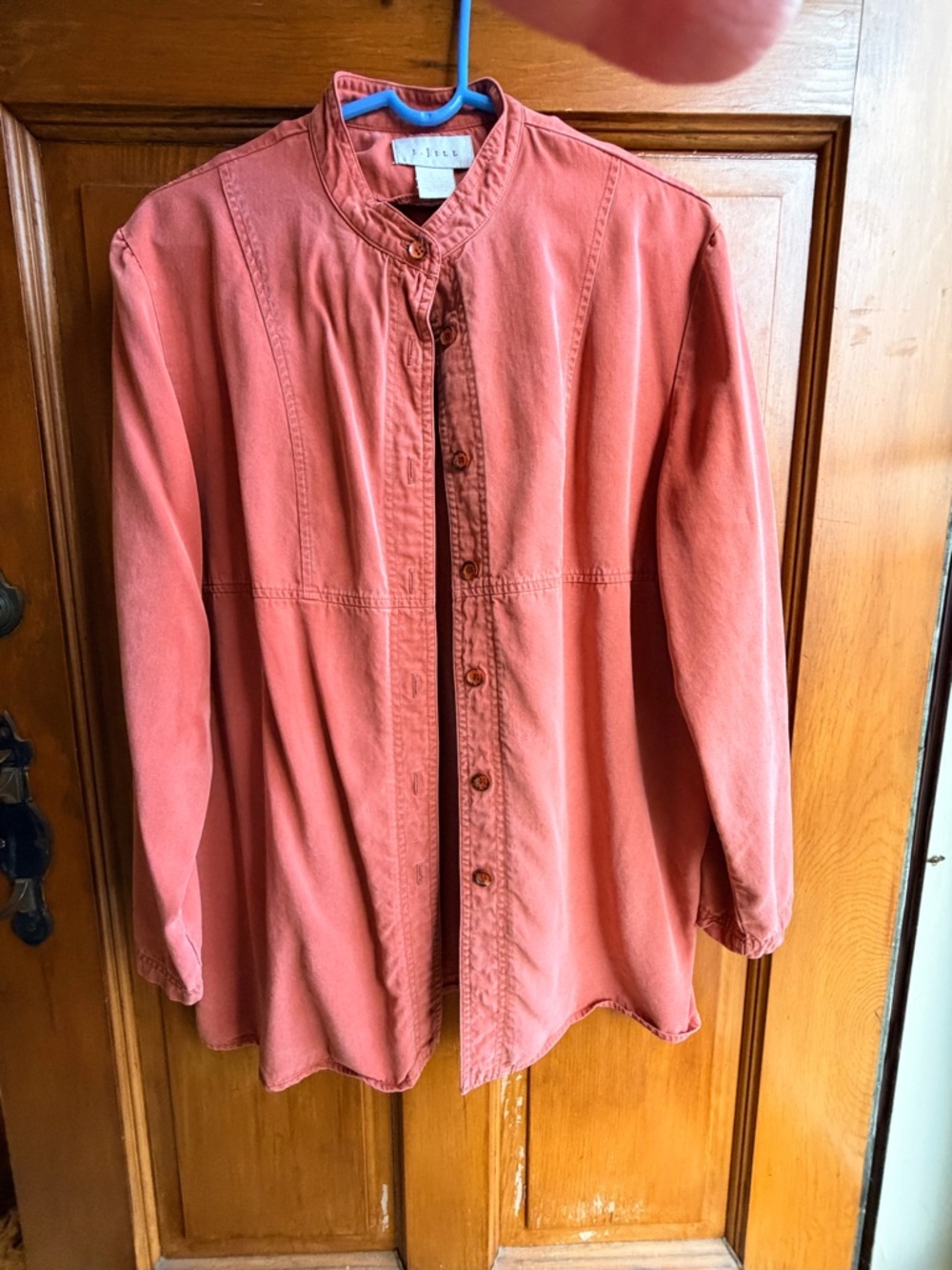 J. Jill Rust Button-Front Tunic